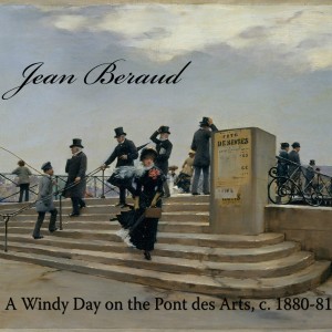 Jean-Beraud-A-Windy-Day-on-the-Pont-des-Arts-Cropped
